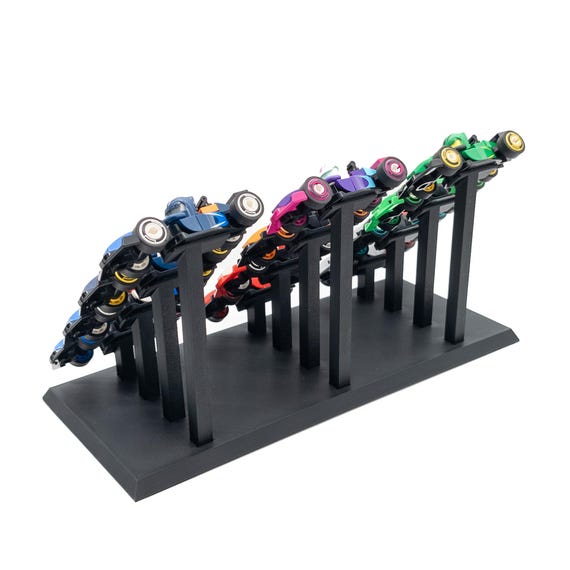Display Stand for Lego 71049 F1 Collectible Race Car for 12 Models
