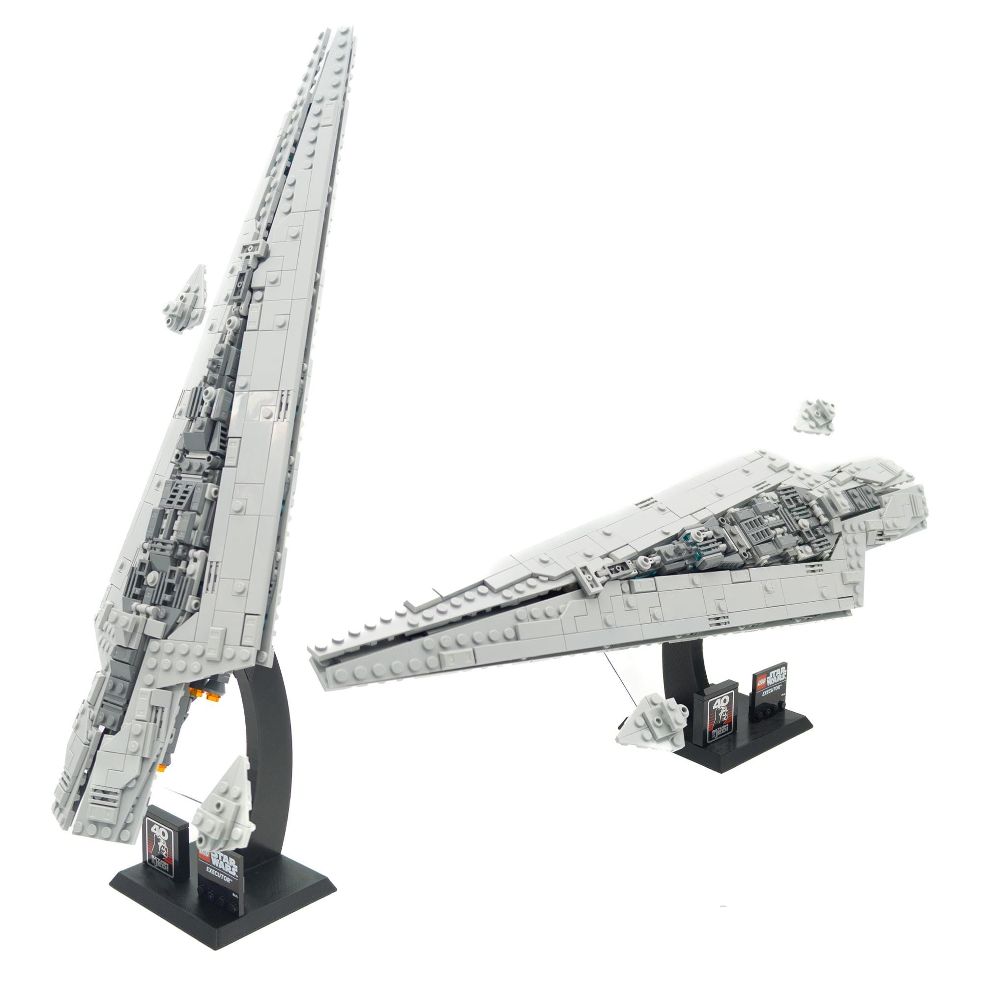 プレートラック Display Stand for Lego Star Wars 75356 Executor Super Star