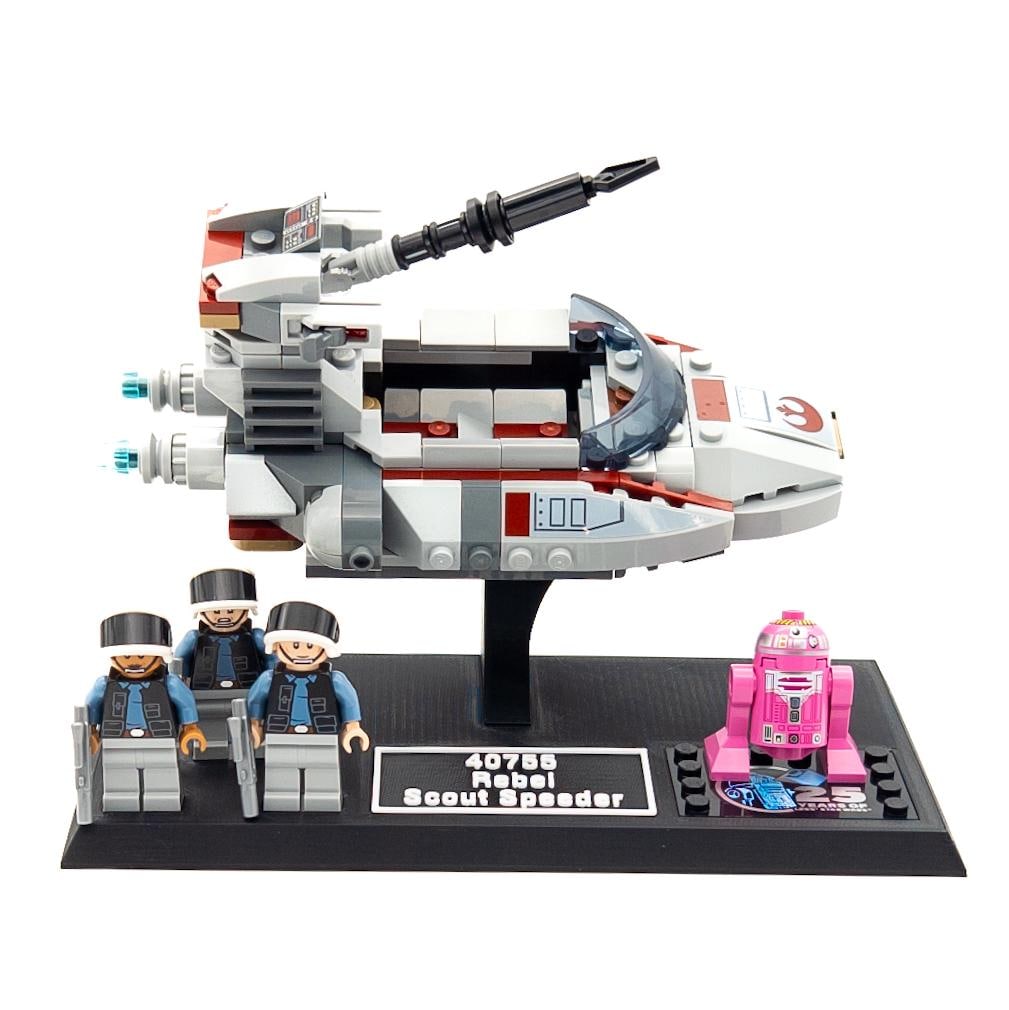 Display Stand for Lego Star Wars 40755 Imperial Dropship Vs. Rebel