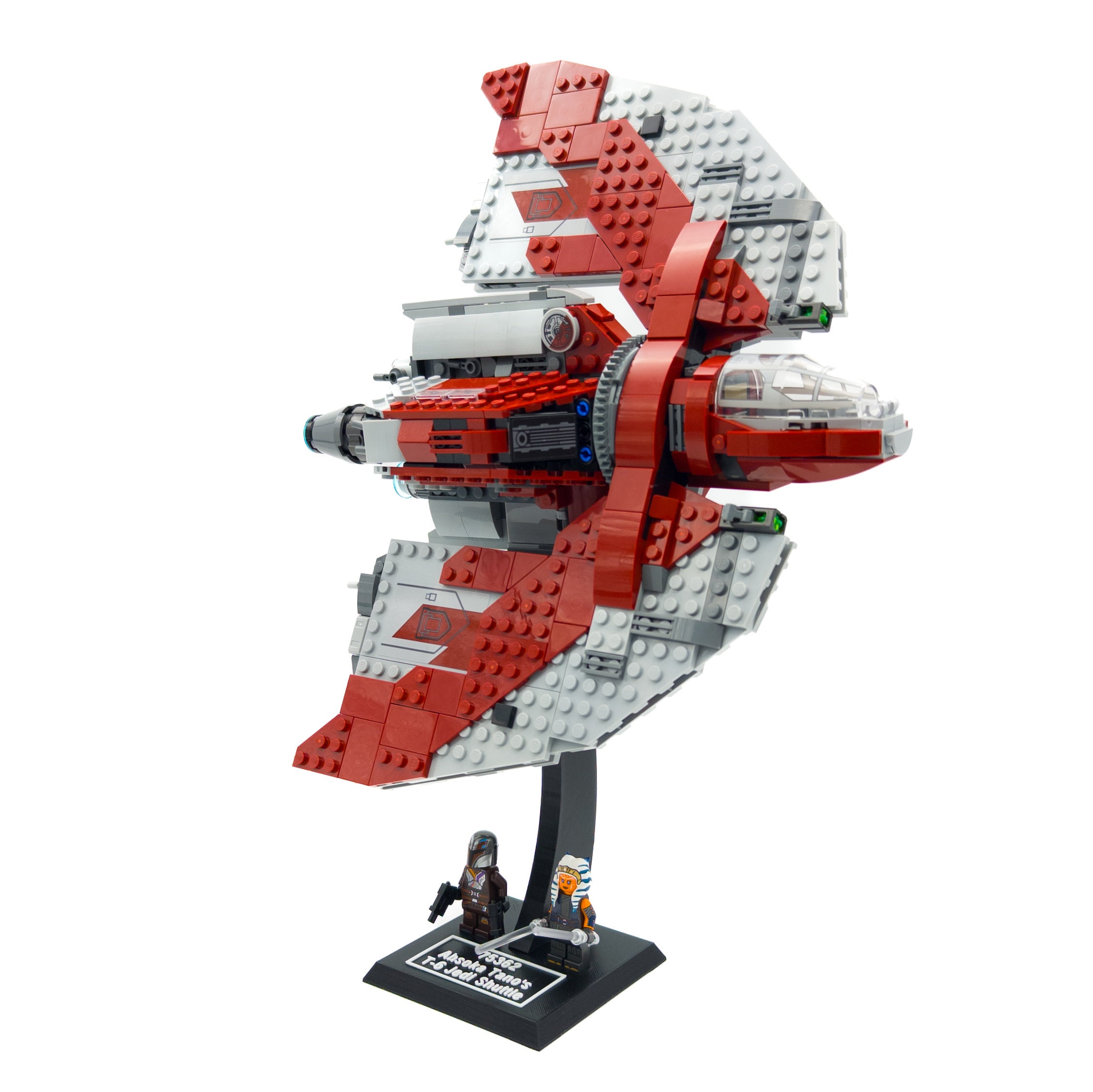 Display Stand for Lego Star Wars 75362 Ahsoka Tano's T-6 Jedi