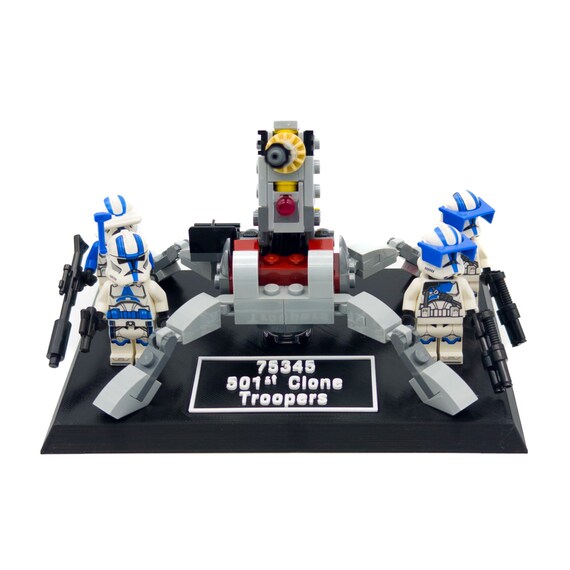 Display Stand for Lego Star Wars 75345 501st Clone Troopers Battle Pack Etsy