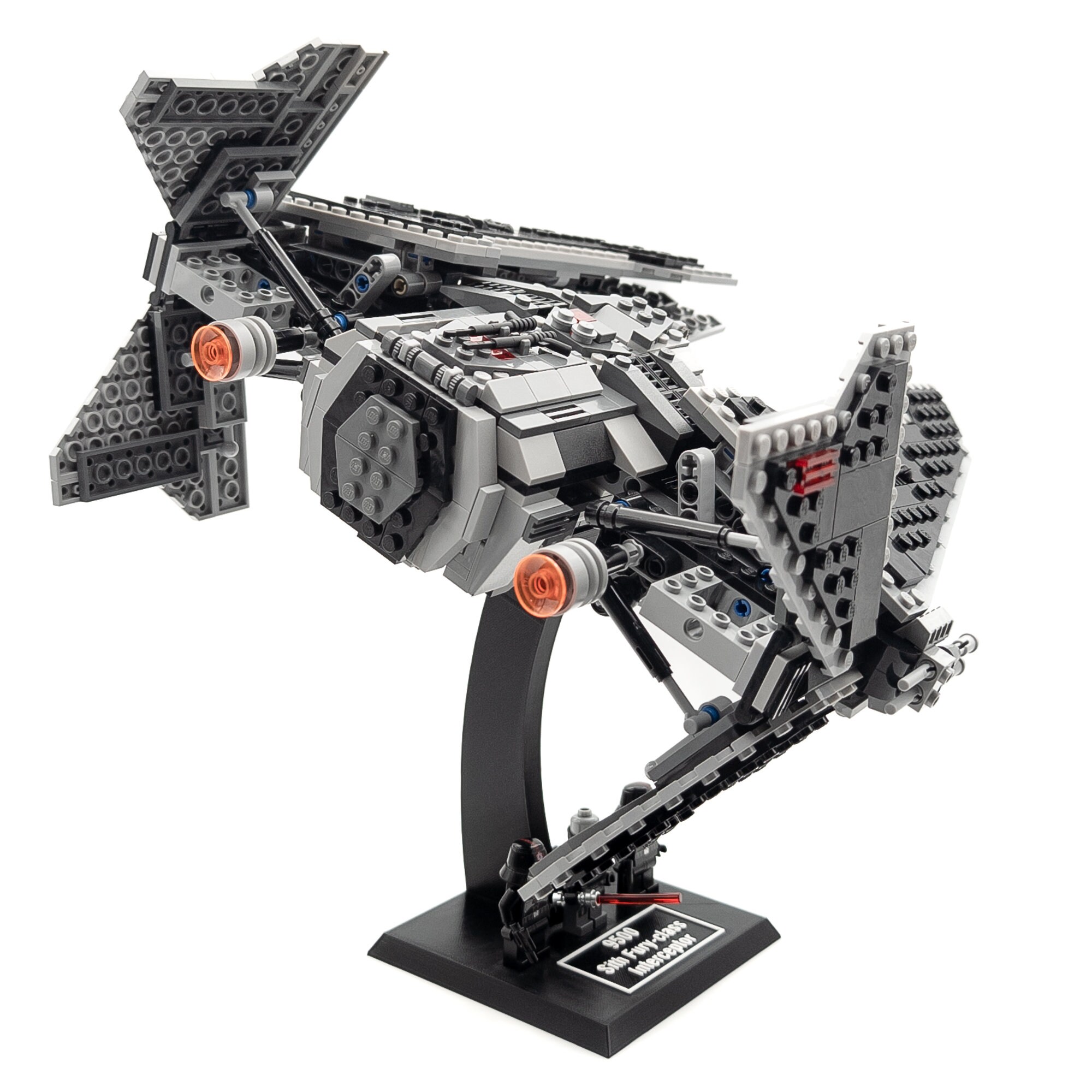 Display Stand for Lego Star Wars 9500 Sith Fury class Interceptor Etsy