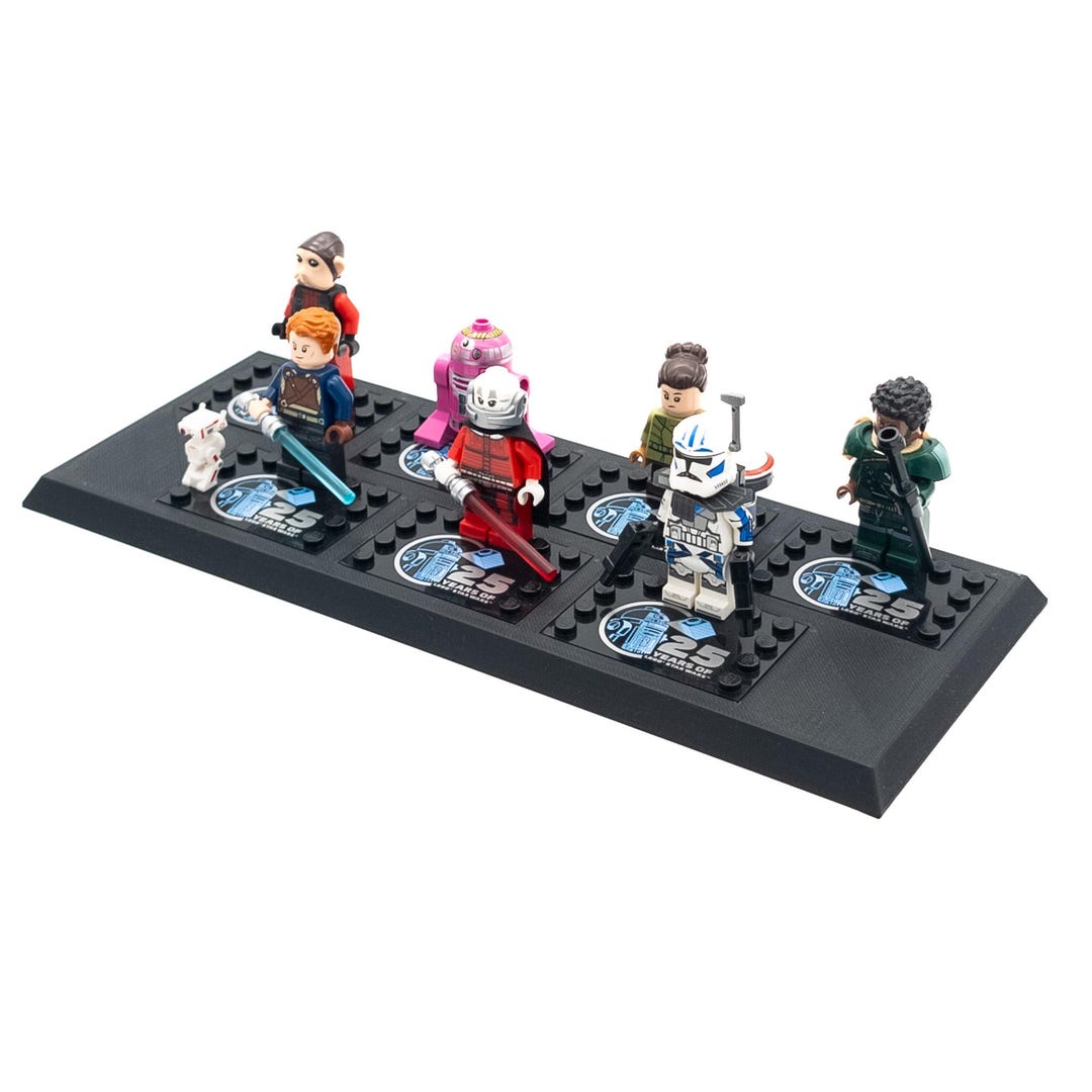 Display Stand for Lego Star Wars 25th Anniversary Minifigures  Australia