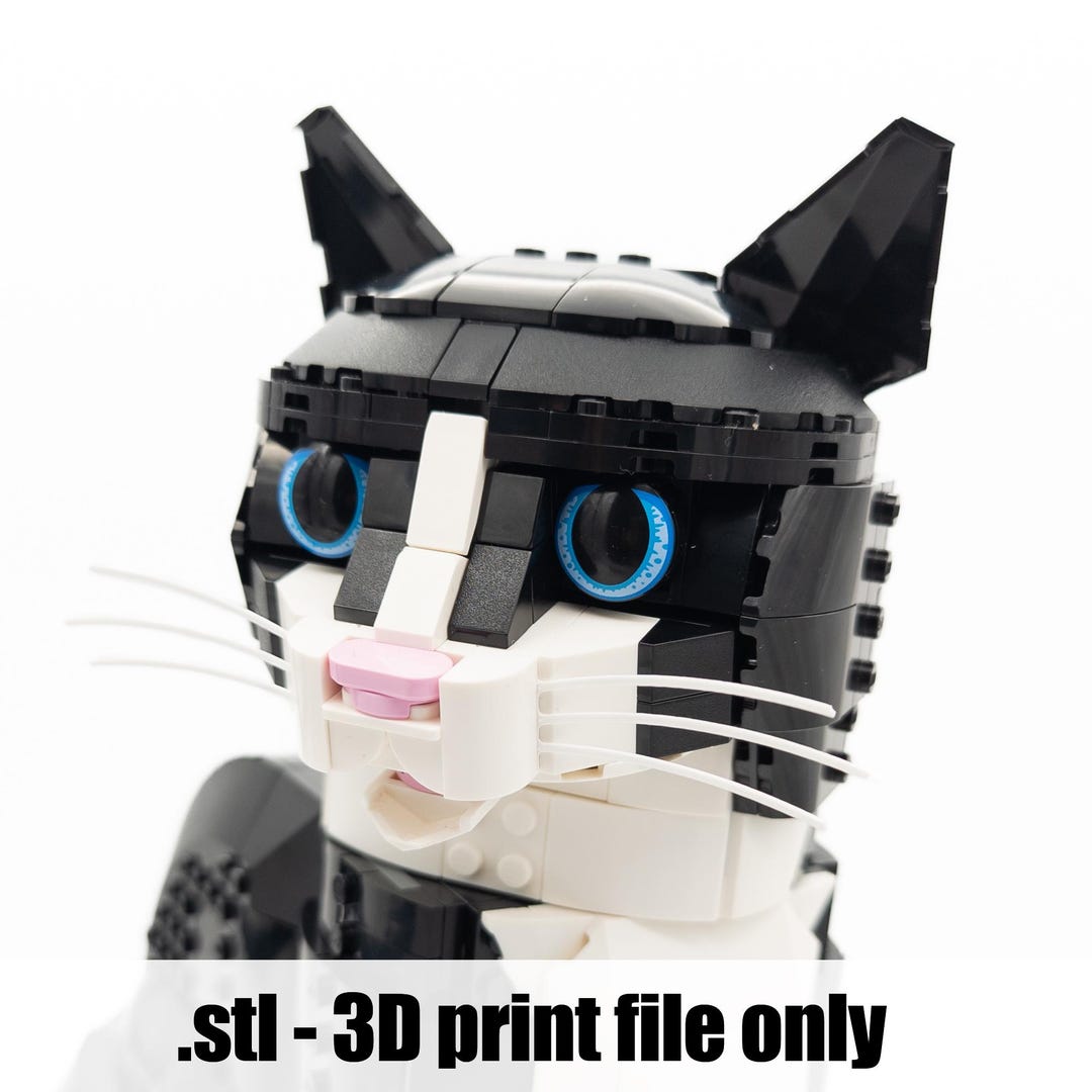 Whiskers for LEGO 21349 Tuxedo Cat / 21376 Orange Cat | the Purr