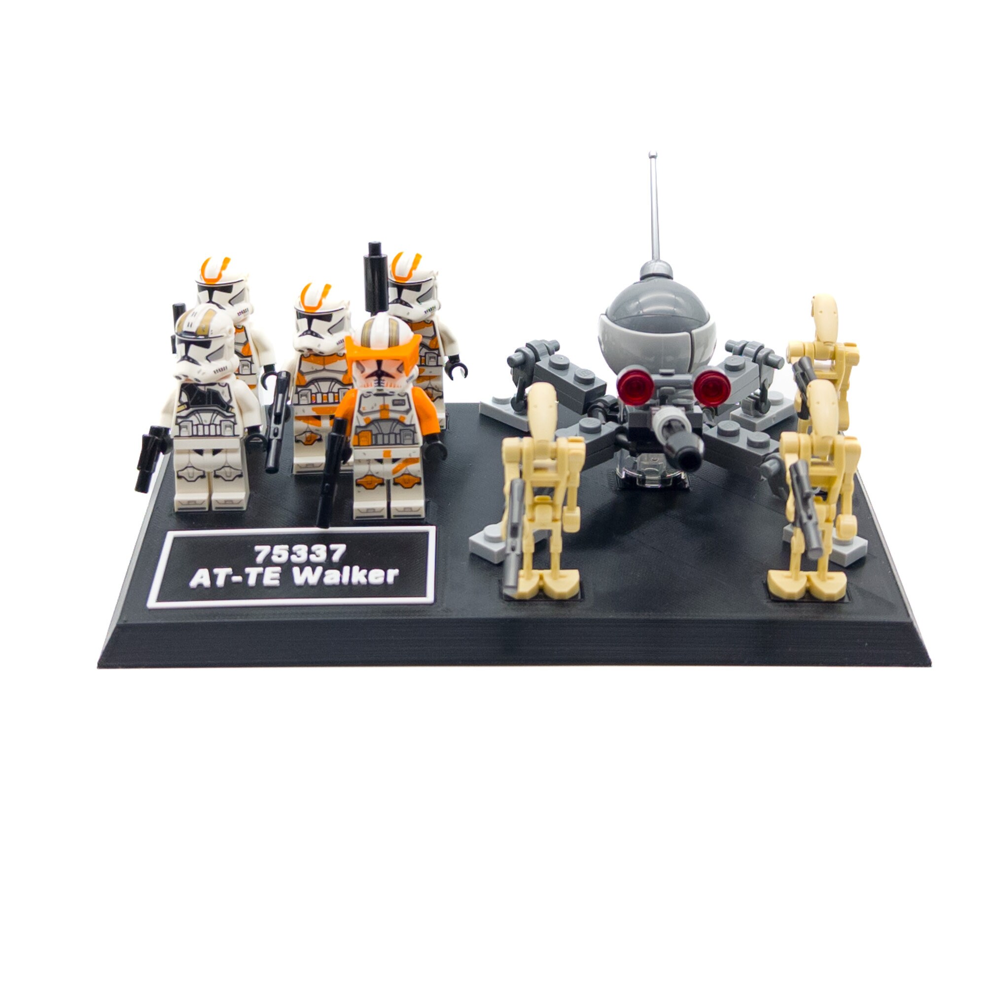 リビングラック(はる) レゴ スターウォーズ 75337 AT-TE ウォーカー用ディスプレイスタンド