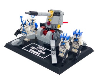 Präsentationsständer für Lego Star Wars 75345 501st Clone Troopers Battle Pack