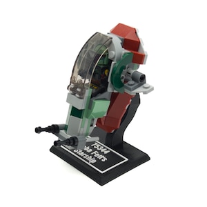 Display Stand for Lego Star Wars 75344 Boba Fett's Starship Microfighter