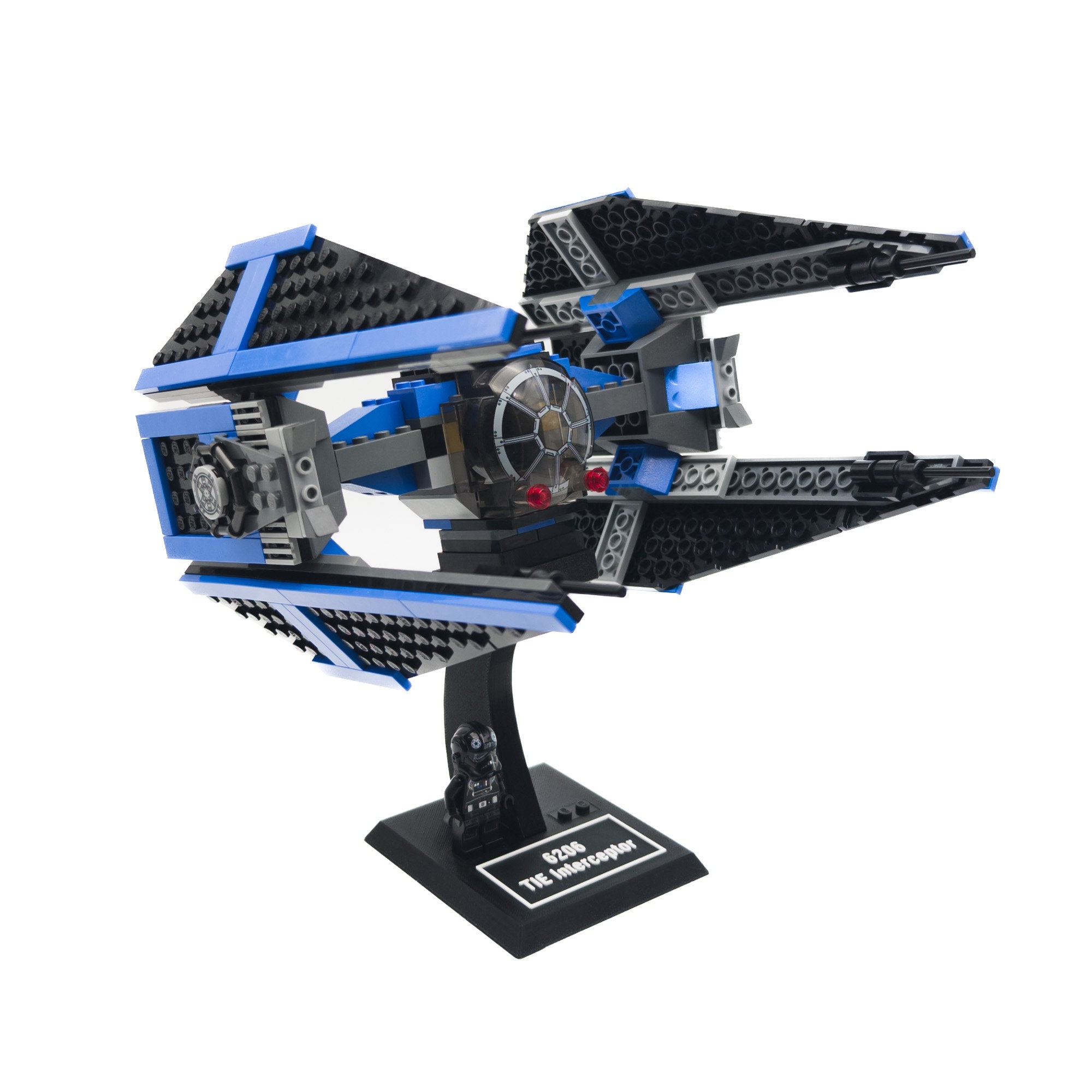 Display Stand for Lego Star Wars 6206 TIE Interceptor 75240 Major Vonreg s TIE Fighter Etsy