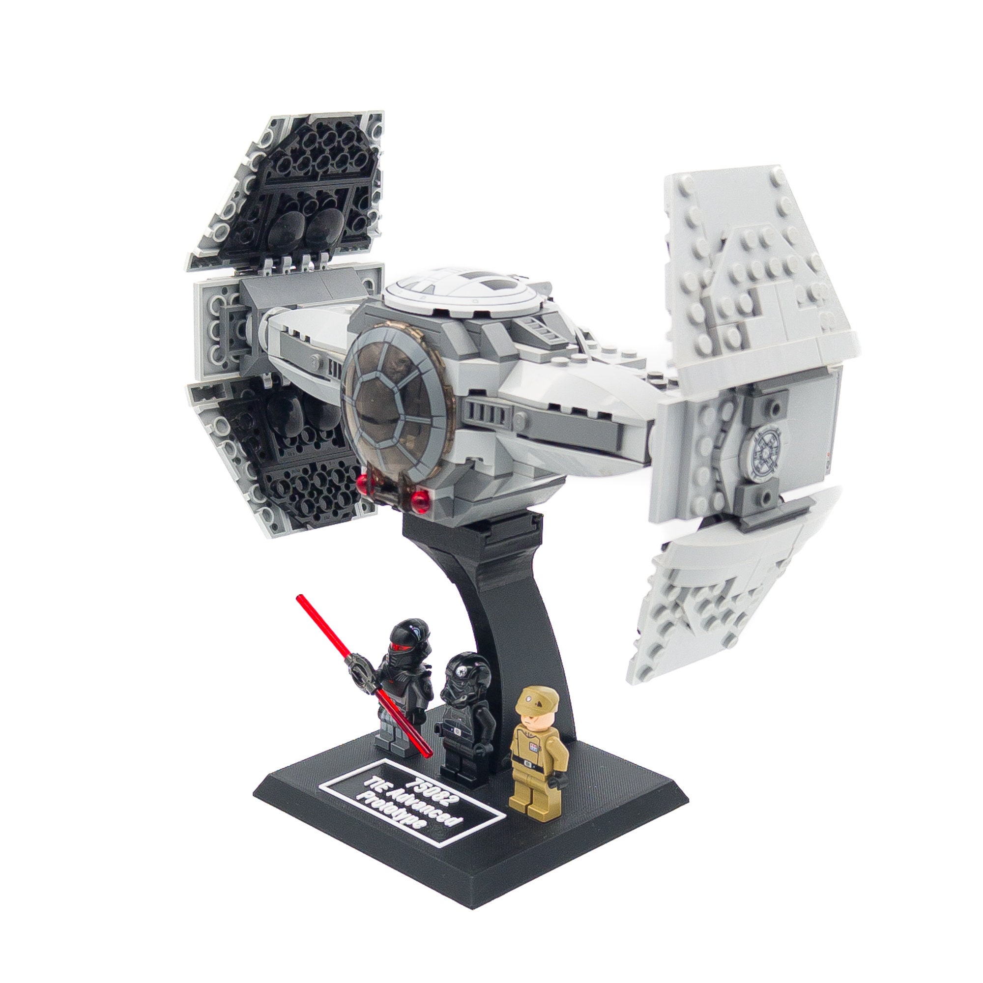 Display Stand for Lego Star Wars 75082 TIE Advanced Prototype