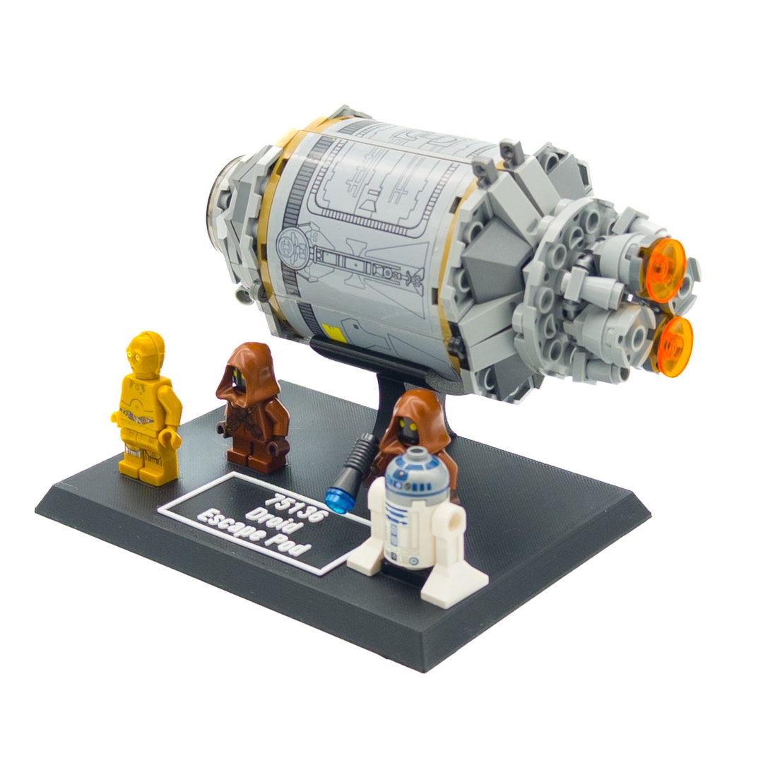 Display Stand for Lego Star Wars 75136 Droid Escape Pod Etsy