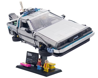 Display Stand for Lego 10300 DMC-12 DeLorean Time Machine from Back to the Future