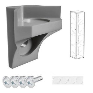 Add extra shelf to your IKEA BLALIDEN additional shelf adapters + screws + silicone dumpers 10082805 / 10087158