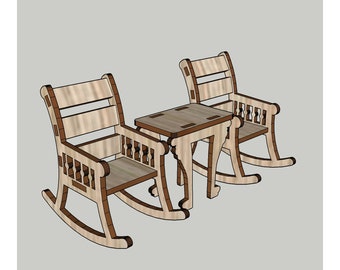 Doll Rocking Chair - Etsy