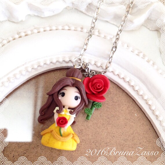 Orecchini Chibi Belle Cute Disney Earrings Fimo Polymer Clay Kawaii tiny Princess Principessa Rosa Rose Bella Bestia Regalo Handmade Beauty Orecchini Chibi Belle Cute Disney Earrings Fimo Polymer Clay Kawaii tiny Princess Principessa Rosa Rose Bella Bestia Regalo Handmade Beauty