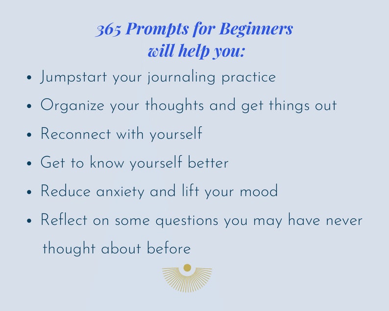 Shadow work journal prompts, 365 Journal Prompts for Beginners, Printable Journal Pages, Mental Health, Digital writing journal, Workbook image 3