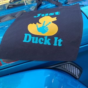 Just Duck It , Keep On Duckin&#39; Tote Bag Duck Holder