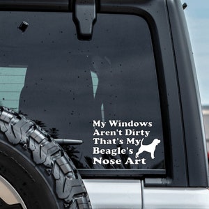 That's My Beagle's Nose Art Decal