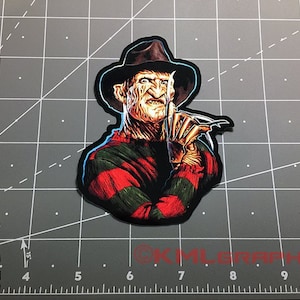 Freddy Krueger A Nightmare on Elm Street movie series vinyl decal sticker 1980s 80s horror movie