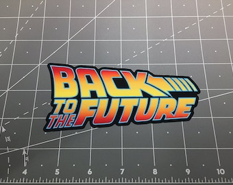 Back to the Future decal sticker Marty Mcfly Delorean Doc Brown BTTF 80s Flux Capacitor Time Machine