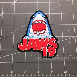 JAWS 19 Back to the Future 2 decal sticker Marty Mcfly Delorean BTTF 80s Flux Capacitor Time Machine