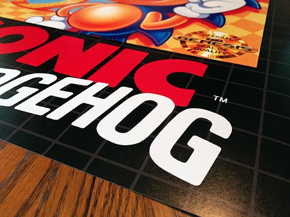 Dossier Promo Sonic - Carte à Collectionner - Ère Sega Genesis - Dessin Animé