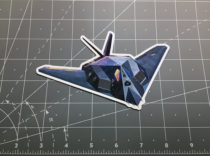 F-117 ナイトホーク ビニール ステッカー デカール F117 戦闘機