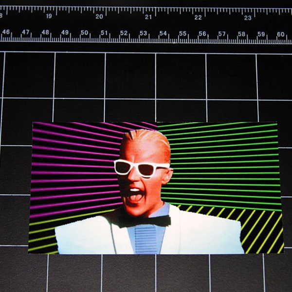 MAX HEADROOM tv show logo vinyl decal sticker cartoon pop culture retro television 80s 1980's