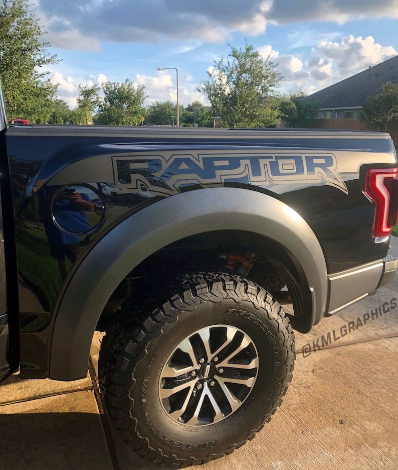 RAPTOR Svt 2017 2018 2019 Fender Bed Side Logo Graphics F150 F-150 ...