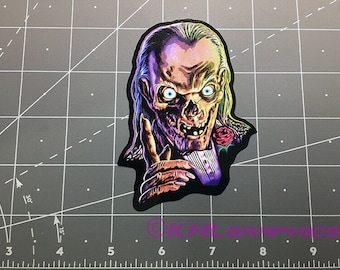 Crypt Keeper Tales from the Crypt vinyl decal sticker horror movie tv halloween