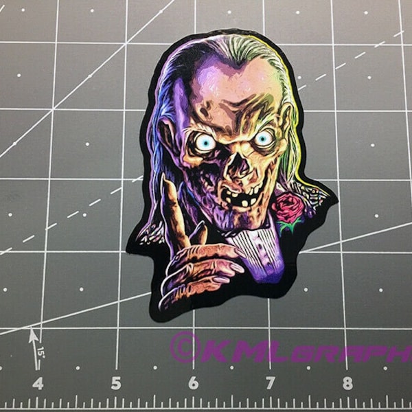 Crypt Keeper Tales from the Crypt vinyl decal sticker horror movie tv halloween