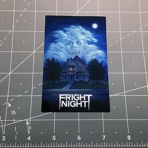 Fright Night decal sticker 1980s 1985 horror movie film halloween cult classic vampire