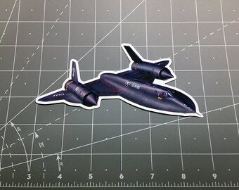 SR-71 ブラックバード ビニールステッカー デカール SR71 ジェット