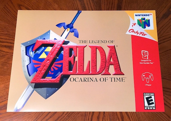 The Legend of Zelda OCARINA of TIME Nintendo 64 Video Game Style