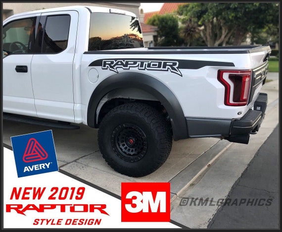 2019 FORD RAPTOR SVT F-150 RAPTOR SIDE DOOR VINYL GRAPHICS DECALS STICKERS PAIR