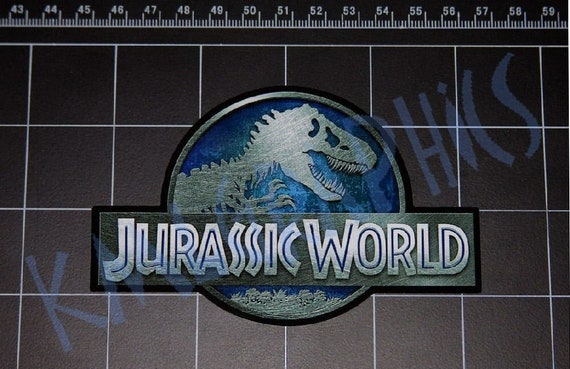 ジュラシック・ワールド 映画ロゴ ビニール デカール ステッカー 恐竜