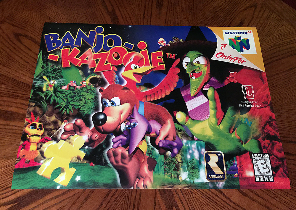 BANJO KAZOOIE Nintendo 64 Video Game Style 24