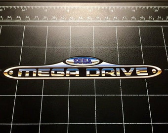 SEGA Mega Drive video game logo decal sticker retro Japan Genesis MD Jpn 1990s old school classic 90s gaming Sonic the Hedgehog