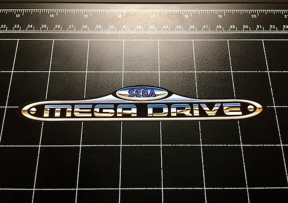 Sega Mega Drive Video Game Logo Decal Sticker Retro Japan Etsy