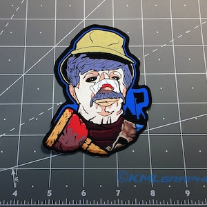Zeke the Plumber Salute Your Shorts 90s tv series vinyl decal sticker 1990s 90&#39;s horror