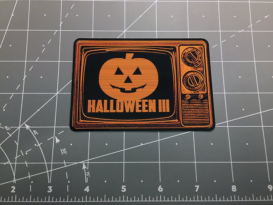 Halloween III 3 Season of the Witch Retro Tv Set Style Sticker Decal ...