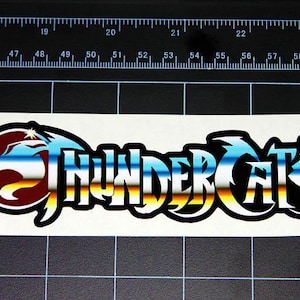 ThunderCats 80er Cartoon TV Logo Vinyl Aufkleber Aufkleber 80er Spielzeug Spielzeug Linie Lion-O 1980er Jahre