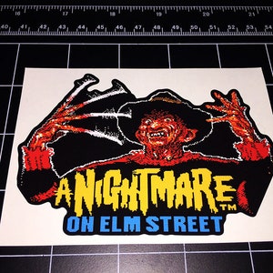 A Nightmare On Elm Street Freddy Krueger video game sprite pixel decal sticker NES