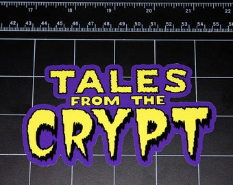 Autocollant vinyle autocollant Tales from the Crypte, série télévisée d'horreur comique halloween des années 80 et 90 Crypt Keeper