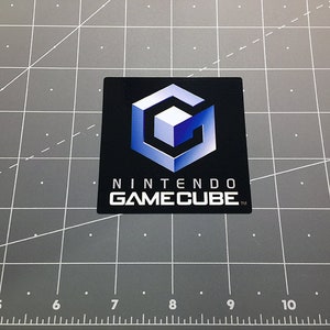 Nintendo GAMECUBE Videospiel Logo Aufkleber Retro Mario Classic 2000er Jahre Videospiele Vintage