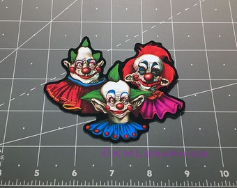 Killer Klowns from Outer Space vinyl decal sticker horror movie 1980s aliens clowns
