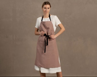 Kitchen Apron Cooking Apron Unisex Apron Pottery Apron Mens Apron Linen Apron Womens Apron Gardening Apron Hairstylist Apron Cute Apron