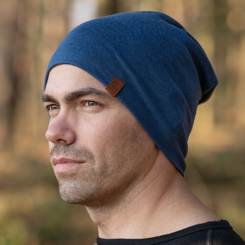 Merino Wool Slouchy Beanie Hat/outdoor 