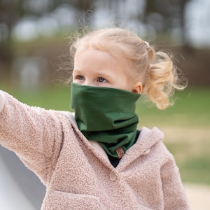 Merinoull Barnkläder Skidmask Ull Halsvärmare Ögla Halsduk Baby Pojke Flicka Skyddsmask Ansiktsmask Unisex Babytillbehör Present till barn