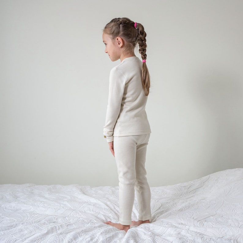 Unisex Wool Leggings/Kids' Natural Toddler Leggings/Merino Etsy