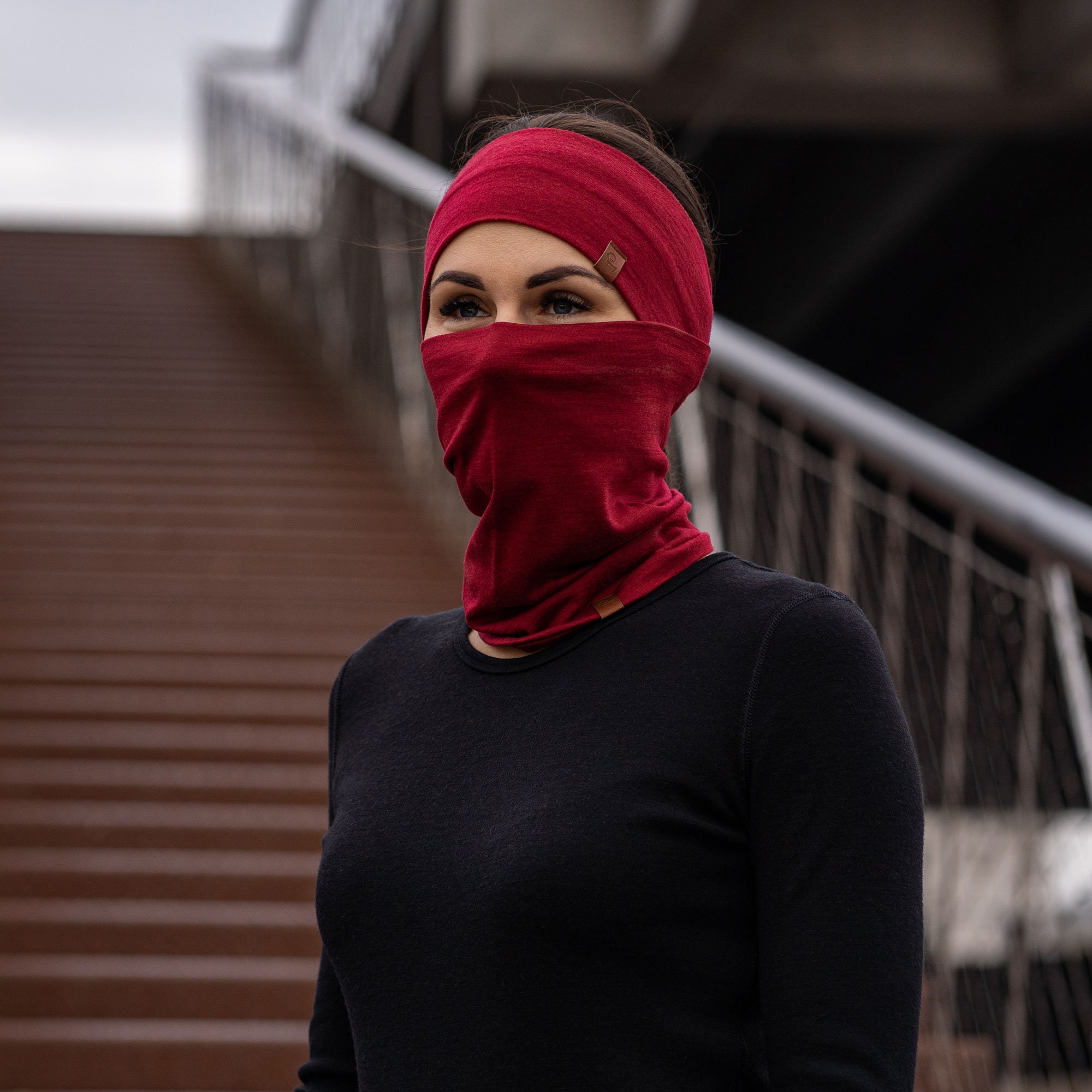 Unisex Neck Gaiter Adult Face Mask Scarf Ski Mask Double